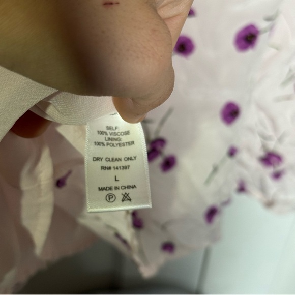 ASTR The Label Ryder Floral Minidress Pink A-Line Size Large Flowers Purple - Picture 12 of 14